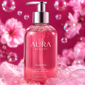 Aura Beauty Rose Silk Nourishing Shampoo