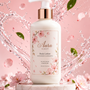 aura beauty bodylotion